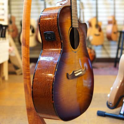 Fender FA-345CE Auditorium Acoustic-Electric Guitar 2017 3-Color Tea Burst w/Hard Case image 2