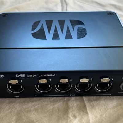 PreSonus SW5E 5-Port AVB Switch with PoE 2017 - Present - Black image 3