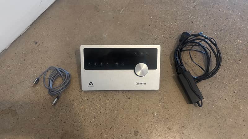 Apogee Quartet USB Audio Interface 2010s - Silver image 1