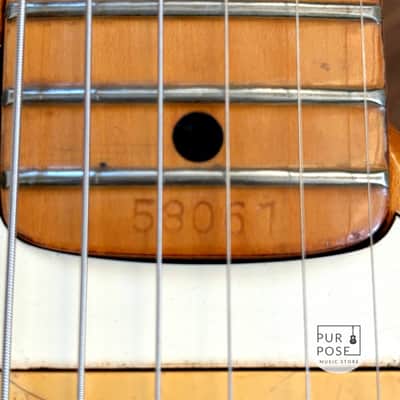 1970s Fernandes Burny Custom FST-75N "Oni-Sen" (Heavy Sen Ash) image 7