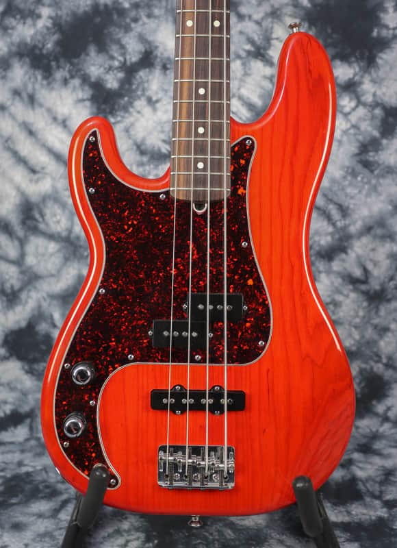 Fender Precision Bass Hot Rod Sunset Orange 1999 Left Handed image 1