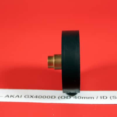 Akai GX-4000D Reel to Reel Pinch Roller 1970's - 1980's - Black / Silver - #3 image 3