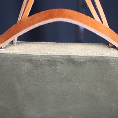 Tackle Instrument Supply Co. Waxed Canvas Compact Drum Stick Bag (Forest Green) image 3
