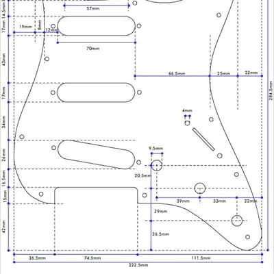 Stratocaster / Strat Pickguard 62 Tortoise Brownish 4 Ply Guard - 11 hole Brown Tortoise- Aged - Relic - Vintage image 2