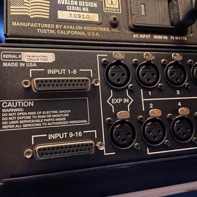 Dangerous Music 2-BUS+ 16-Channel Analog Summing Box 2015 - 2019 - Black image 5