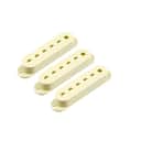 Allparts PC-0406-048 Set of 3 Plastic Pickup Covers for Stratocaster - Vintage Cream