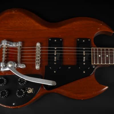 1971 Gibson SG Pro - Walnut | USA Vintage Norlin Era Kalamazoo P-90 Pickups Bigsby Tremolo 2.97kg | Case image 4
