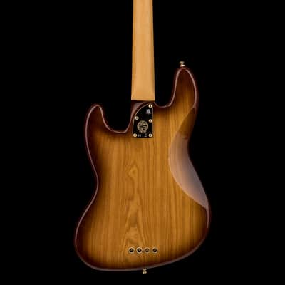 Fender 75th Anniversary Commemorative Jazz Bass (2021) - 2-Color Bourbon Burst #42694 with Original Hard Case image 4