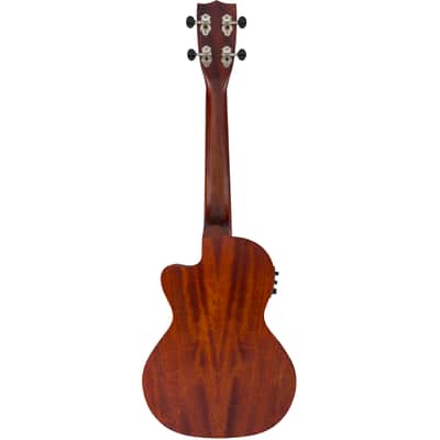 Gretsch G9121 A.C.E. Tenor Ukulele with Gig Bag - Ovangkol Fingerboard, Acoustic-Cutaway-Electric, Fishman Kula Pickup, Honey Mahogany Stain image 4