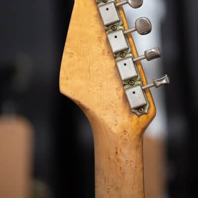 1997 Fender Custom Shop Cunetto Relic 1960 Stratocaster - Burgundy Mist image 14