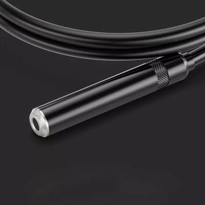 Ts 1/4" Female Mono To Dual Rca Male Mono Splitter Y Cable Interconnected Cable image 2