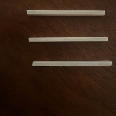 Bone Guitar Saddle Blanks - Extra Thick (3-Pack) image 4