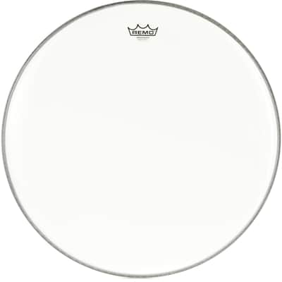 Remo Ambassador Smooth White Bass Drumhead - 22-inch (2-pack) Bundle