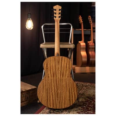 Washburn Novo S9 Bella Tono Studio Acoustic Guitar, Gloss Charcoal Burst (BTS9CH-D-U) image 2