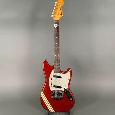 Fender 1971 Mustang Competition Candy Apple Red VINTAGE 1971 - candy apple red image 2