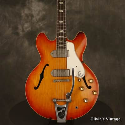 Epiphone  Casino E230TD w/BIGSBY + NICKEL hardware 1965 Sunburst image 2