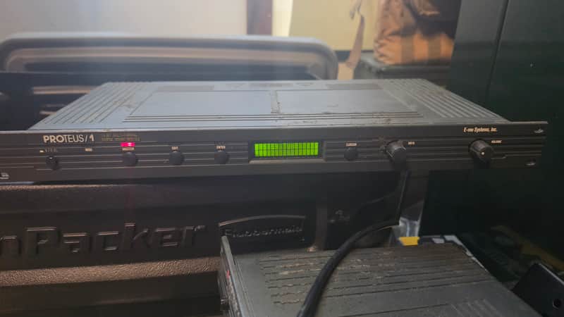 E-MU Systems Proteus/1 Rackmount 32-Voice Sampler Module 1989 - Black image 1