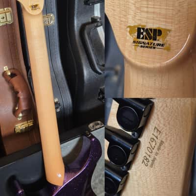 ESP Custom Shop KH-2 Kirk Hammett Signature 2018 - Purple Sparkle ☆VIDEO☆ image 8