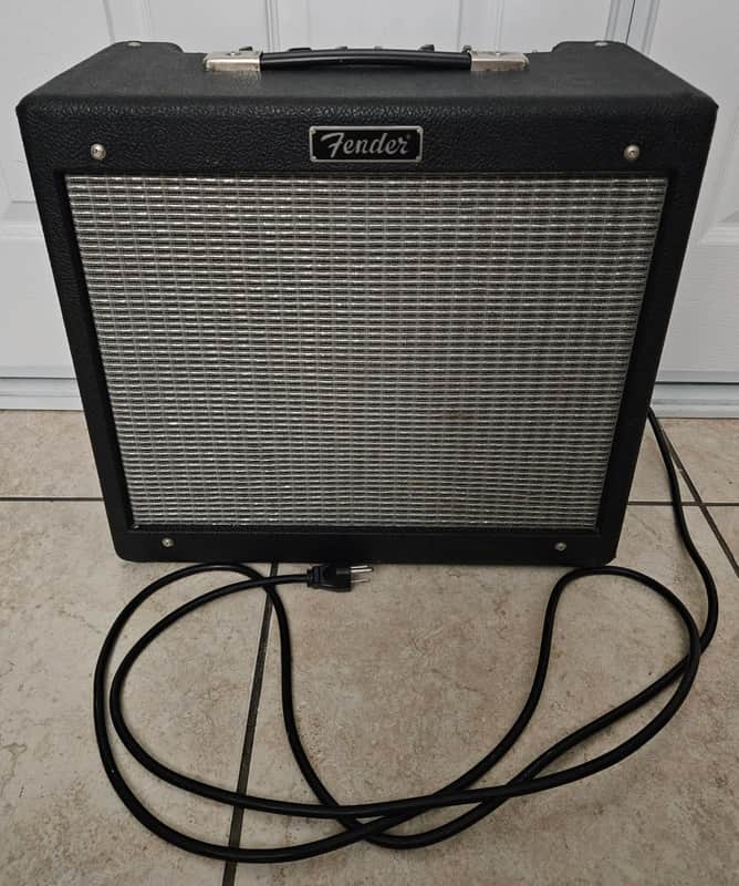 Fender Blues Junior 15W 1x12" Tube Guitar Combo Amp - Black - Used image 1