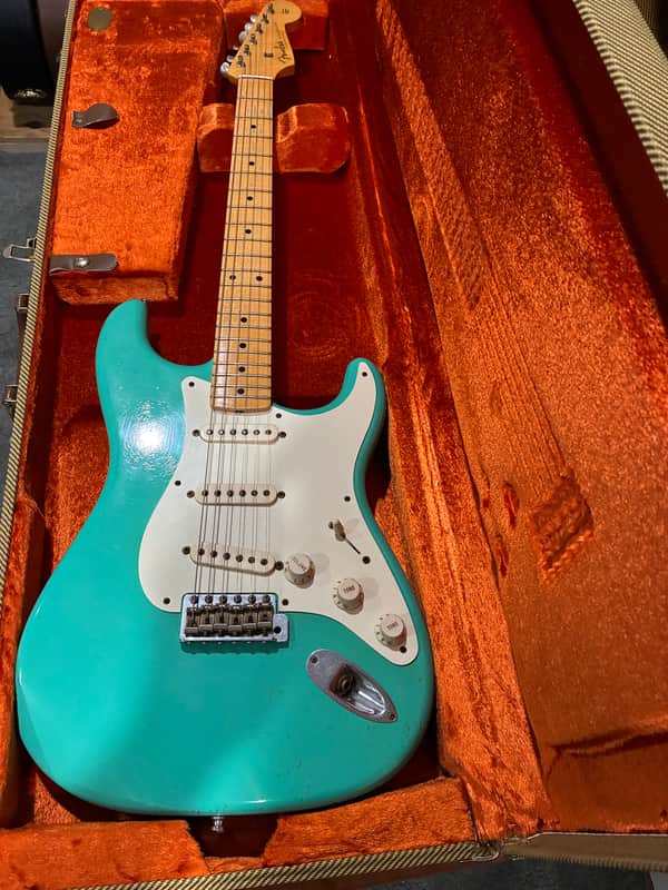 Fender Stratocaster Custom Shop 1956 Relic Sea Foam Green Nitro light Relic image 1