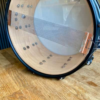 SJC Tour series snare 14x7", black satin stain image 5