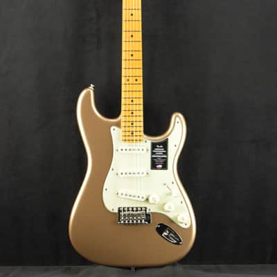 Mint Fender American Professional Classic Stratocaster Faded Firemist Gold Maple Fingerboard image 2
