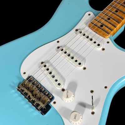 2024 Fender Stratocaster 1954 Custom Shop '54 Journeyman 70th Anniversary Limited Edition ~ Daphne Blue image 6