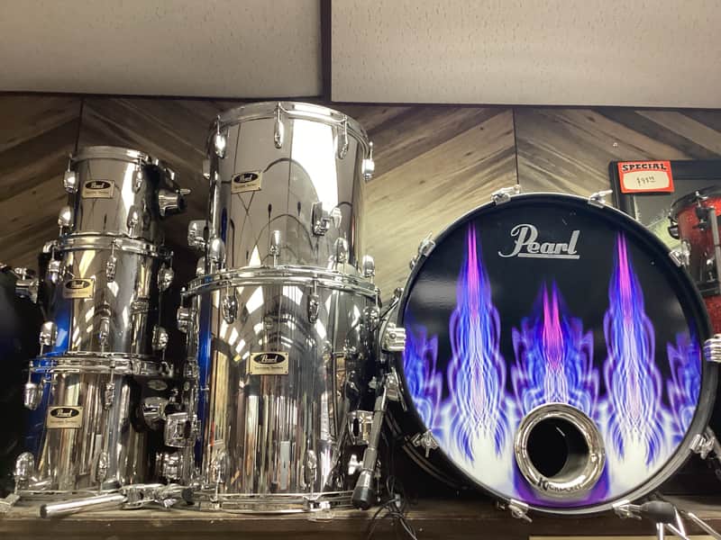 Pearl Session Series 6-Pc Shell Pack 8/10/12/14/16/22 (Chrome) image 1