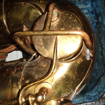 Buescher Carl Fischer National Deluxe Alto Saxophone, needs simple repairs, sax body only image 9