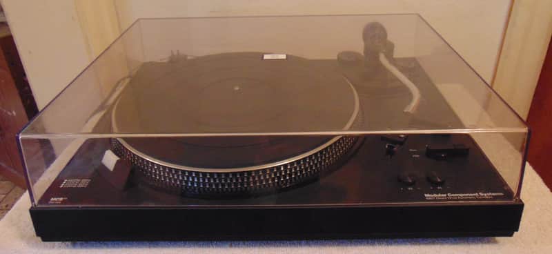 Vintage MCS Modular Componet System 6601 Direct Drive Turntable-Works Great-Sounds Great Black image 1