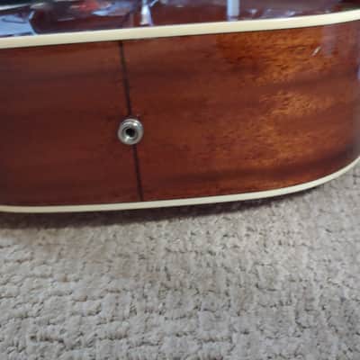 Washburn HD100SWCEK Heritage Dreadnought Cutaway with Electronics Natural image 9