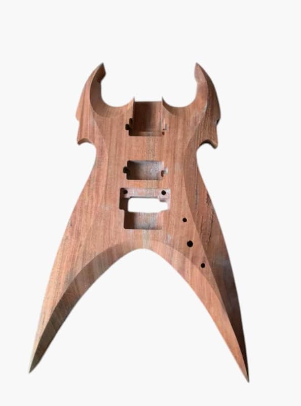 Beast Style Mahogany Wood Guitar Body imagen 1