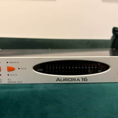 Lynx Aurora 16 16-Channel Mastering AD/DA Converter with LT-HD Pro Tools HD Card 2000s - Silver image 2