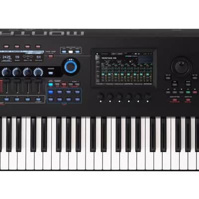 Yamaha MONTAGE M6 Hi-End Music Synthesizer With FSX Channel After Touch Action - 61 Keys