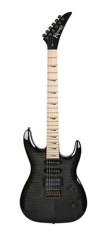 Kramer Striker 211 Super Strat SSH Hardtail Trans Black | Reverb