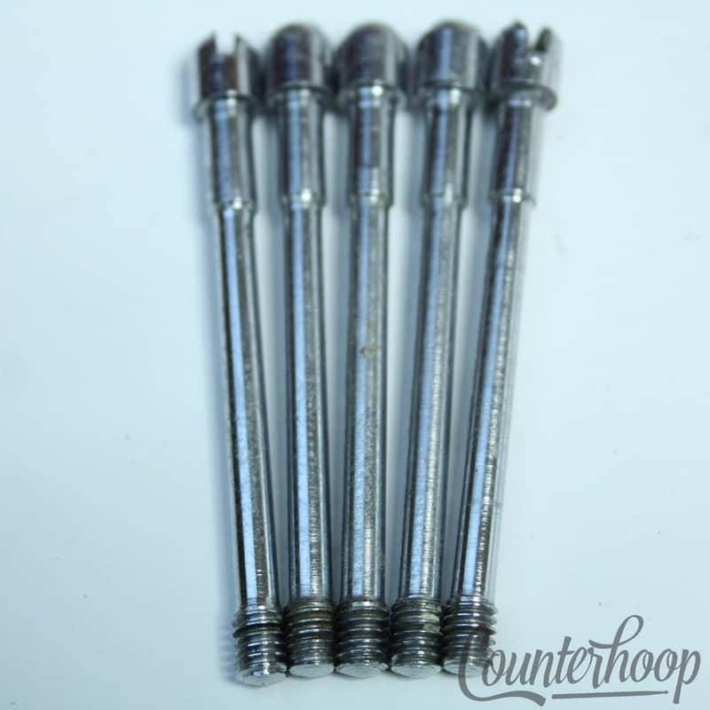 *Premier 5x 2.5"Slotted Tension T-Rods Marching Snare/Tom Drum Elite Vintage 60s image 1