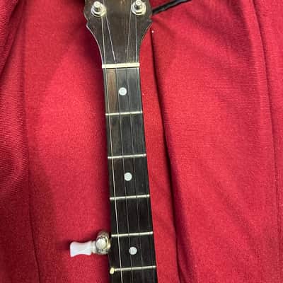 Vintage 1980s Wildwood Open Back Minstrel Banjo Natural Finish image 3
