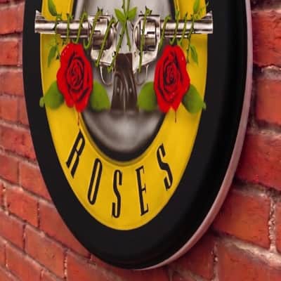 Immagine Guns N Roses, 22" Bass Drumhead, Resonate Head, Drum Display - 2