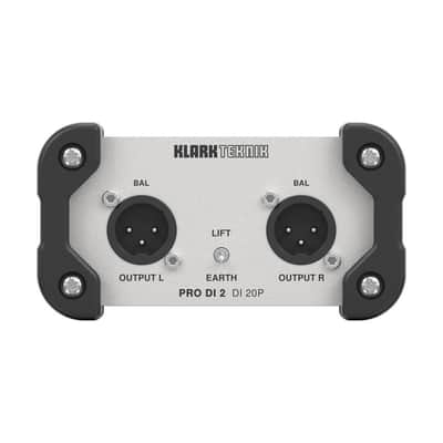 Klark Teknik DI 20P PRO DI 2 Passive Stereo DI Box with Midas Transformer and Extended Dynamic Range image 4