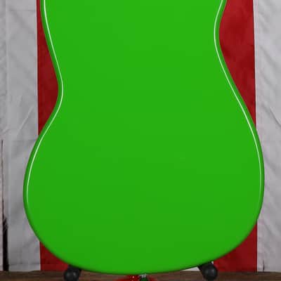 Squier Limited Edition Sonic Bronco Bass - Lime Green image 5