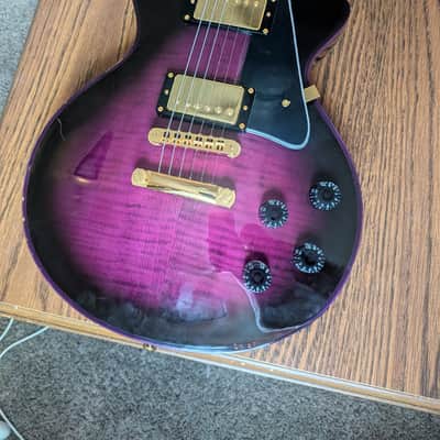 Firefly FFSPS LP-Style Elite Series "Bat" Model - Purple burst image 2