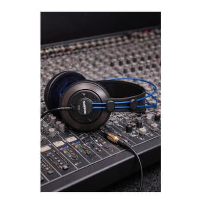 SAMSON SR850B Professional Studio Reference Headphones (Blue) image 4