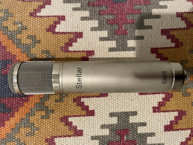 Stellar Microphones CM-5 Tube Microphone package with shock mount and case image 1