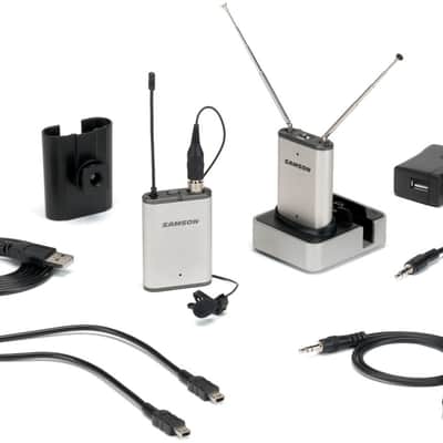 Samson AirLine Micro Camera Wireless Lavalier Mic System - Channel N4 (644.750 MHz) 2020-2023 - Silver image 4