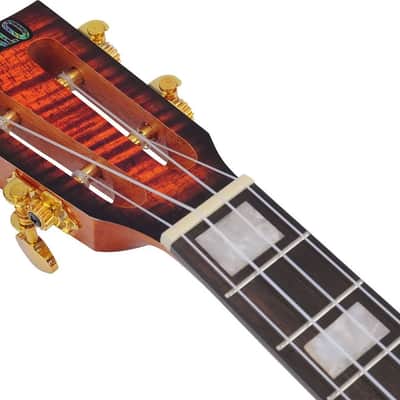 Mahalo MA3EG Artists Elite Series Tenor Ukulele. Electric Guitar Motiff image 5