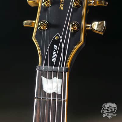 ESP LTD Deluxe EC-1000 LH Left-Handed EMG Guitar – Vintage Black image 5