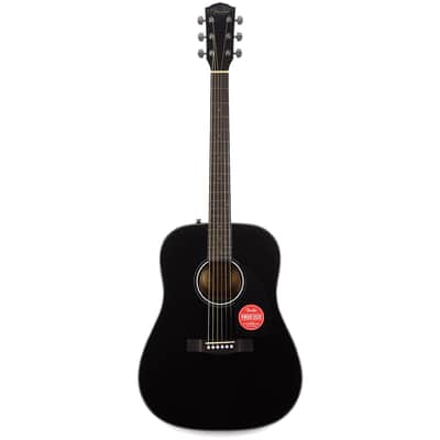 Fender CD60 - Dreadnought Acoustic Guitar - Black image 2