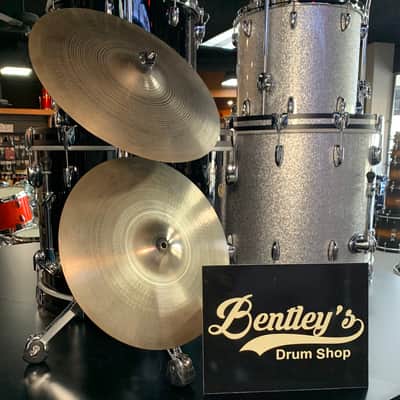 Zildjian 15" Vintage 60's / 70's New Beat Hi Hats (Bag 2) image 1