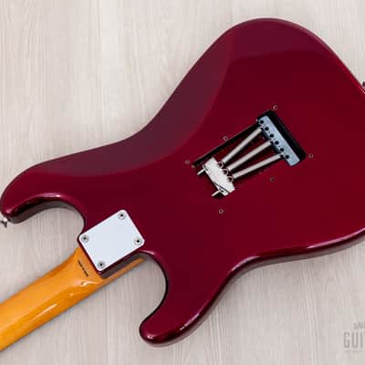 2016 Fender Japan Exclusive Classic '60s Stratocaster Texas Special Candy Apple Red, ST62-TX image 15