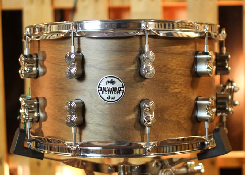 PDP 8x14 Limited 20-Ply Maple Walnut Snare Drum - PDSN0814MWNS image 1